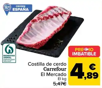 Carrefour Costilla de cerdo