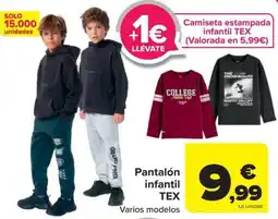 Carrefour Tex pantalón infantil oferta