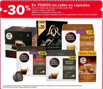 Nescafe Dolce Gusto cafés en cápsulas