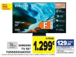 Carrefour Samsung tv 55" tq55s93haexxc oferta