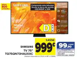 Carrefour Samsung tv 75" tq75qn73hauuxc oferta