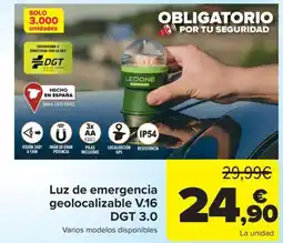 Carrefour Ledone luz de emergencia geolocalizable V.16 DGT 3.0 oferta