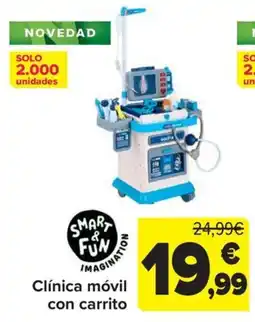 Carrefour Smart & Fun Imagination Clínica móvil con carrito oferta