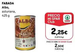 SPAR Gran Canaria Albo fabada asturiana oferta