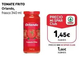 SPAR Gran Canaria Orlando tomate frito oferta