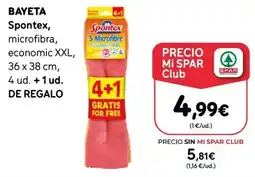 SPAR Gran Canaria Spontex bayeta microfibra economic oferta