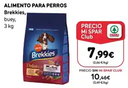SPAR Gran Canaria Brekkkies aliment para perros buey oferta