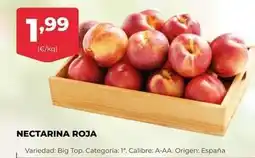 SPAR Gran Canaria Origen - nectarina roja oferta