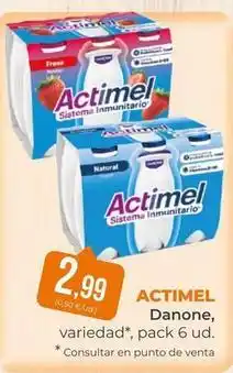 SPAR Gran Canaria Danone - actimel oferta