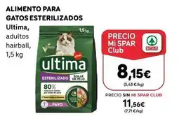SPAR Gran Canaria Última - alimento para gatos esterilizados oferta