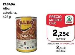 SPAR Gran Canaria Albo - fabada oferta