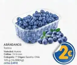 Supermercados Plaza Origen - arándanos oferta