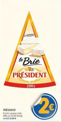 Supermercados Plaza Président - pimiento queso brie oferta