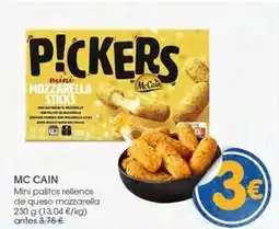 Supermercados Plaza Mccain - mini palitos rellenos de queso mozzarella oferta