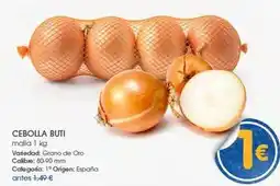 Supermercados Plaza De oro - cebolla buti oferta