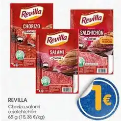 Supermercados Plaza Revilla - chorizo, salami o salchichon oferta