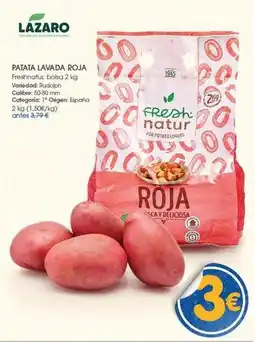 Supermercados Plaza Fresh - patata lavada roja oferta