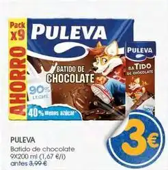 Supermercados Plaza Puleva - batido de chocolate oferta