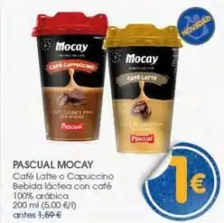 Supermercados Plaza Mocay - cafe latte o capuccino bebida lactea con cafe 100% arabica oferta