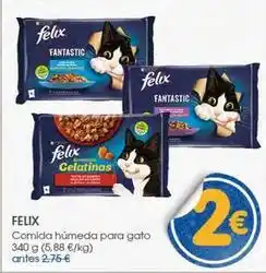 Supermercados Plaza Felix - comida húmeda para gato oferta
