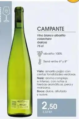 Supermercados Plaza Blanco - vino albariño oferta