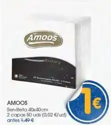 Supermercados Plaza Amoos - semilleta 40x40cm 2 capas 50 uds oferta