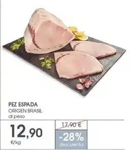 Supermercados Plaza Origen - pez espada oferta