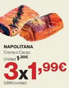 El Corte Inglés Napolitana oferta