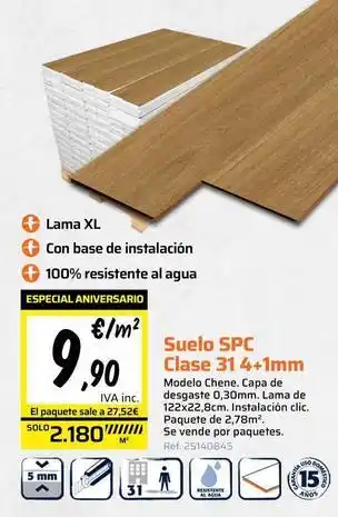 Solo - suelo spc clase 31 4+1mm