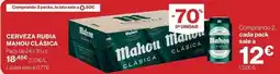 El Corte Inglés Mahou - cerveza rubia clasica oferta