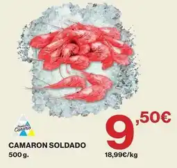 El Corte Inglés Camaron soldado oferta