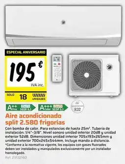Obramat Solo - aire acondicionado split 2.580 frigorias oferta