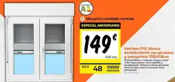 Obramat Solo - ventana pvc blanca o scilobatientes con persiana y limesacultera oferta