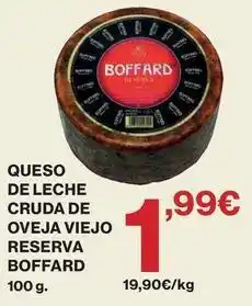 Boffard - queso de leche cruda de oveja viejo reserva