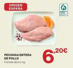 Hipercor Origen - pechuga entera de pollo oferta