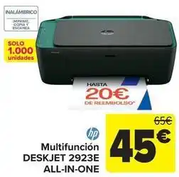 Carrefour Hp - multifunción deskjet 2923e all-in-one oferta