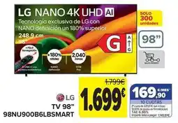 Carrefour Lg - tv 98'' 98nu900b6lbsmart oferta