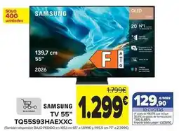 Carrefour Samsung ​ - tv 55'' tq55s93haexxc oferta