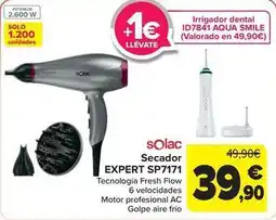 Carrefour Solac - secador expert sp7171 oferta