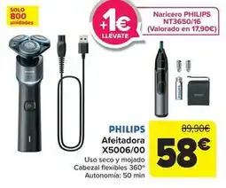 Carrefour Philips - afeitadora x5006/00 oferta