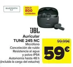 Carrefour Jbl - auricular tune 245 nc oferta
