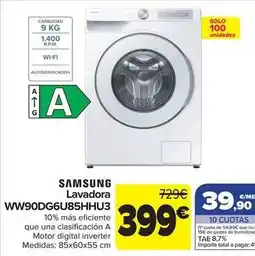 Carrefour Beko - lavadora vbm3wft310413wa oferta