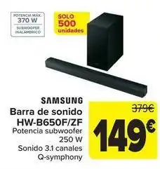 Carrefour Samsung - barra de sonido hw-b650f/zf oferta