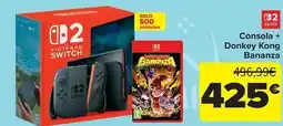 Carrefour Nintendo switch - consola + donkey kong bananza oferta