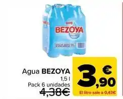 Carrefour Bezoya - agua oferta