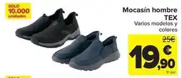 Carrefour Tex - mocasín hombre oferta