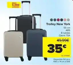 Carrefour Trolley new york oferta