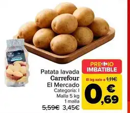 Carrefour Carrefour - patata lavada el mercado oferta