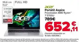 Carrefour Acer - portátil aspire oferta