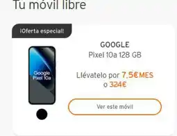 Simyo Google - pixel 10a 128 gb oferta